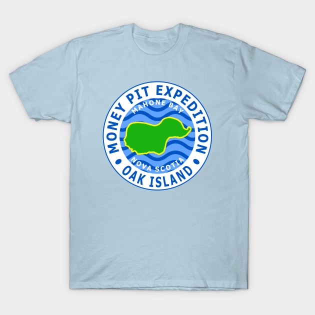 Oak Island Money Pit Expedition T-Shirt by Lyvershop